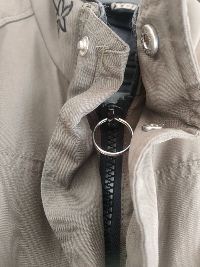 Veste moto femme kaki - photo numéro 4
