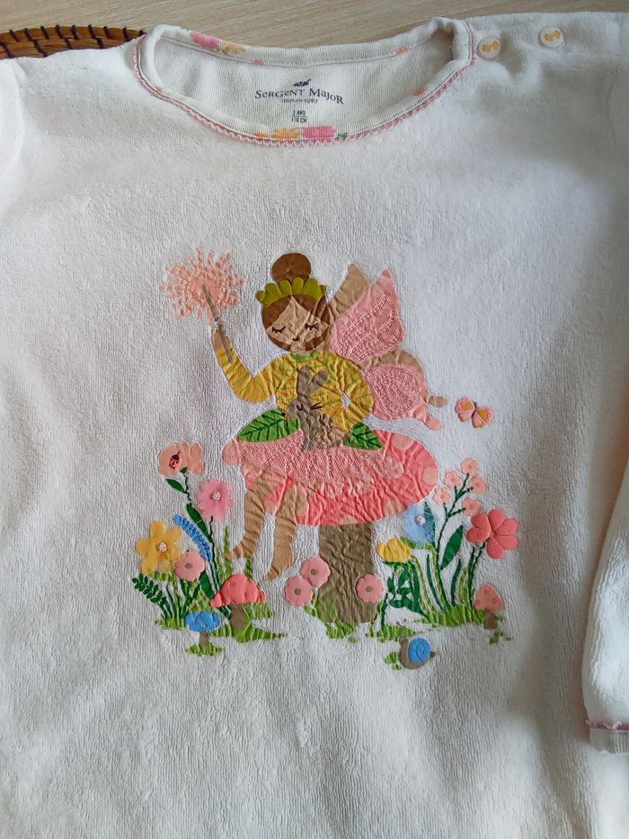 Pyjama 2 pièces en velours imprimé Sergent Major taille 5 ans - photo numéro 2