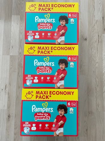 Pampers pants taille 6  