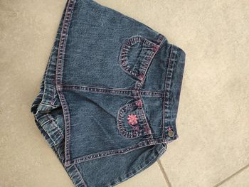 Short avec jupette en jean taille 3 ans sergent major