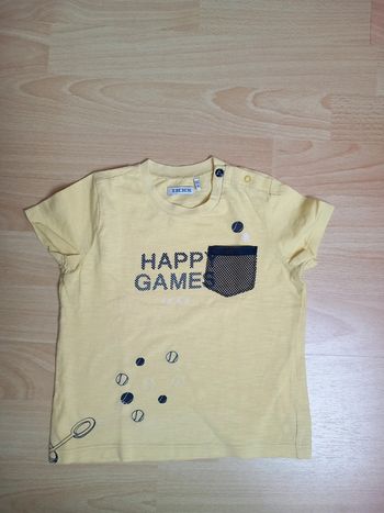 Tee-shirt thème Tennis 🎾 Ikks 18 mois TBE