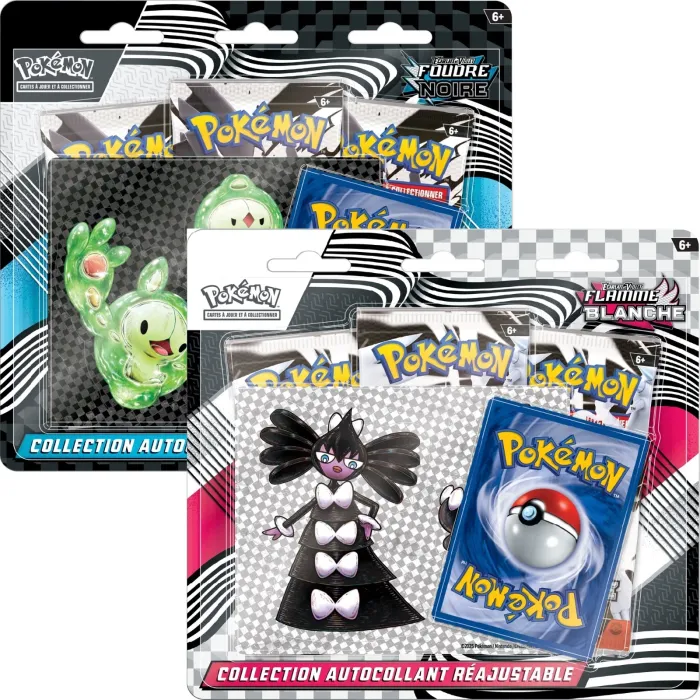 Duo Tripack Pokémon Foudre Noire et Flamme Blanche EV10.5 Symbios + Sidérella