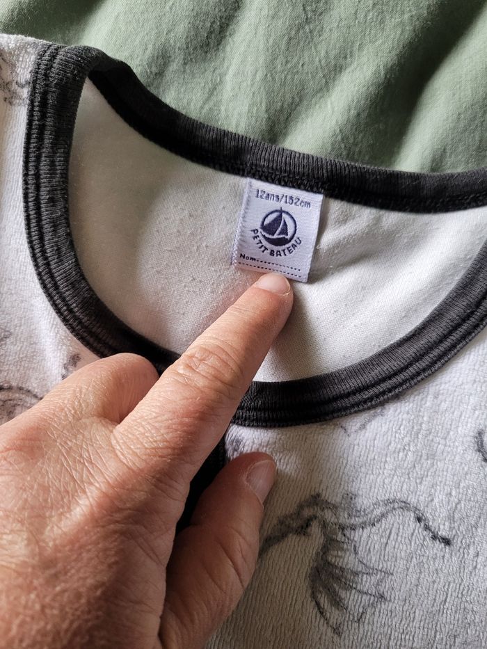 pyjama velour petit bateau 12ans (10e) - photo numéro 6