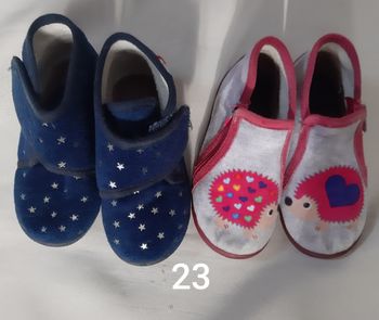 lot 2 paires de chaussons hiver fille - Bellamy - 23
