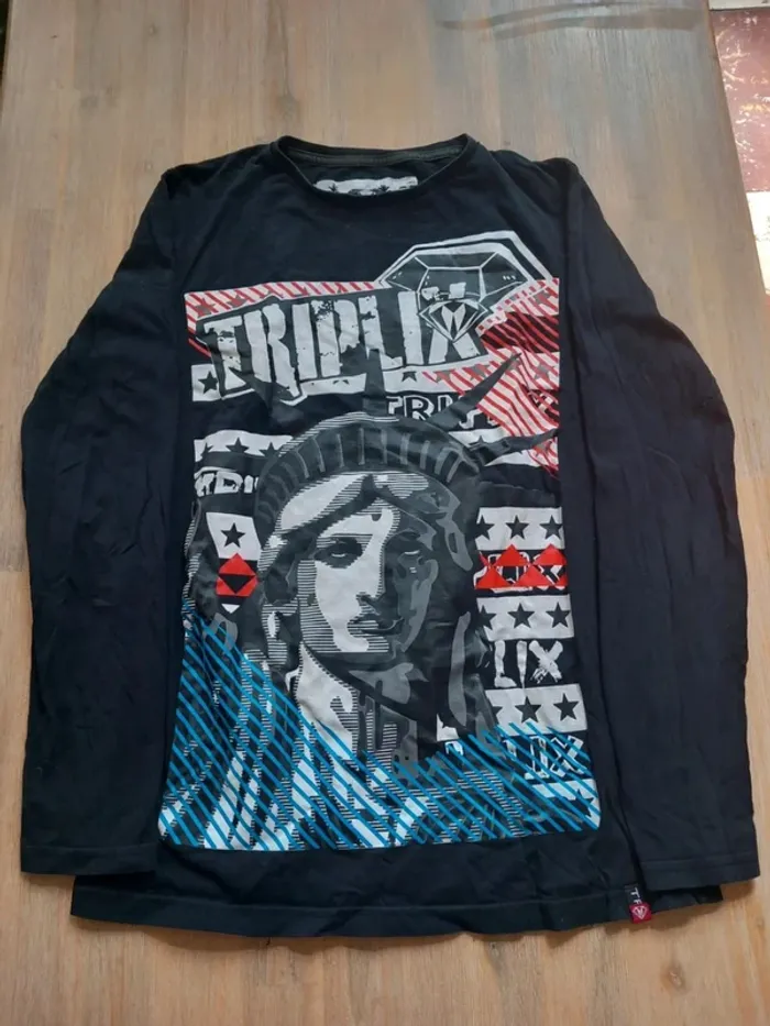 T-shirt manches longues homme Triplix – Taille M