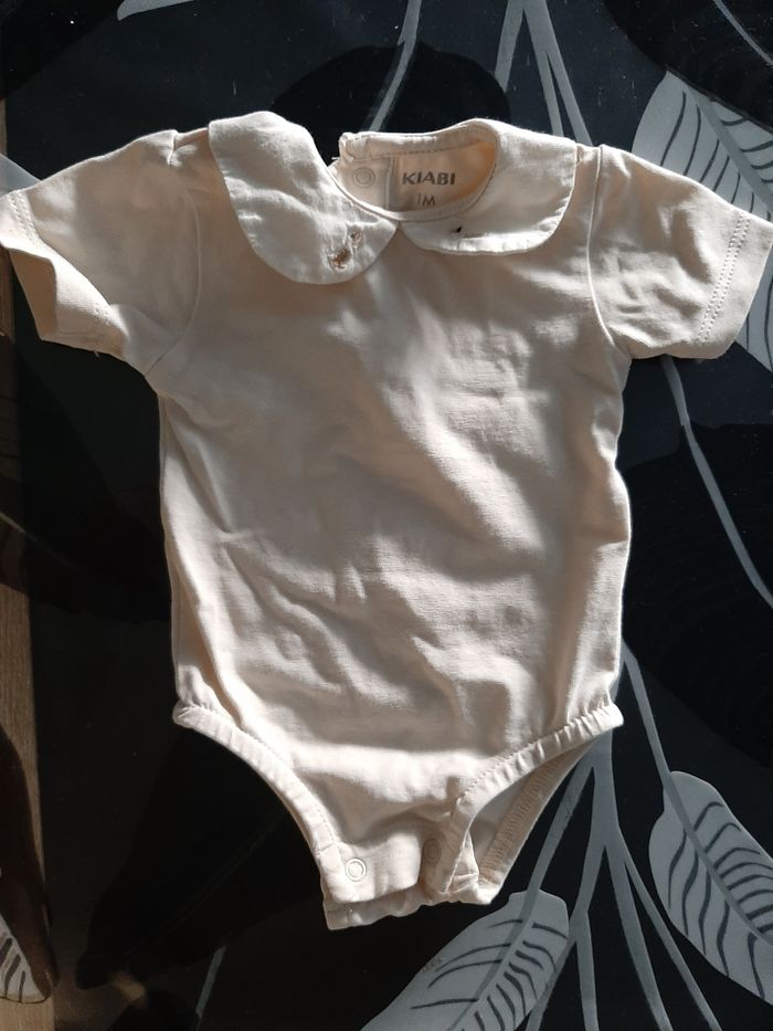 Body courte manche garçon 1 mois