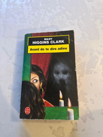 Livre avant de te dire adieu  - mary Higgins Clark