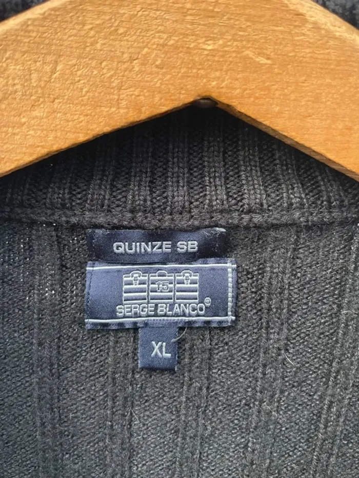 Serge Blanco full zip knitted jacket Womens XL - photo numéro 5