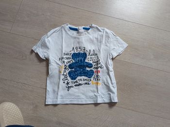 T shirt blanc bébé garçon 18 mois