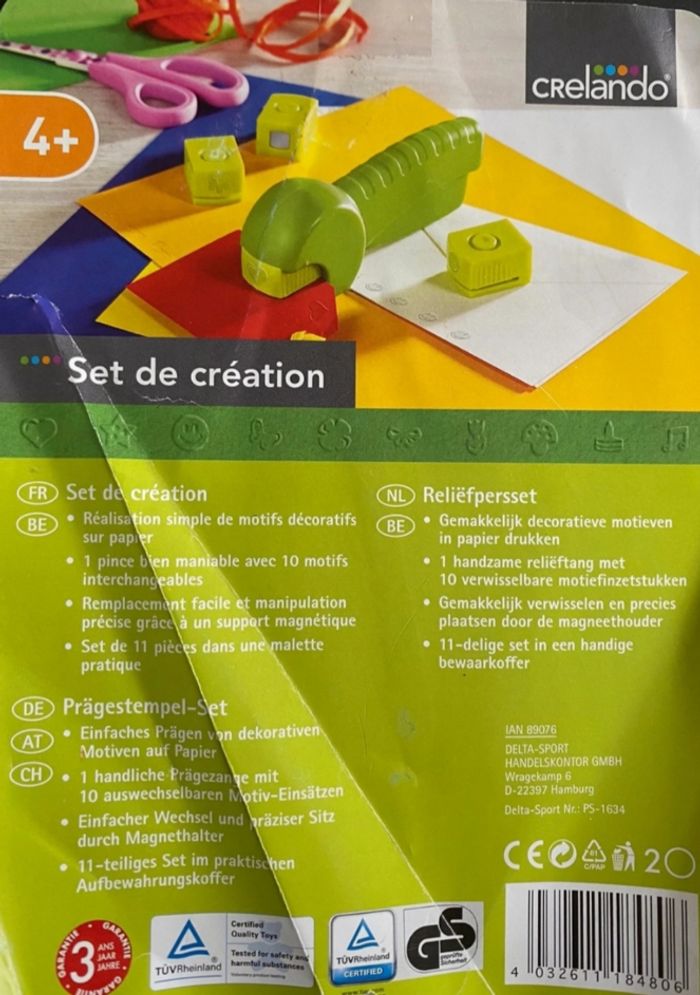 Set de création pour la réalisation simple de motifs sur papier - photo numéro 3