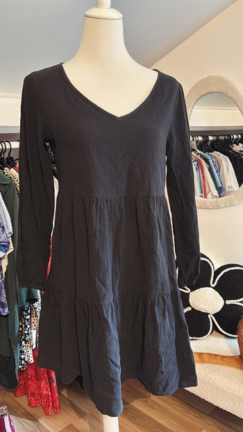 Robe mi longue noire Emery Rose T34