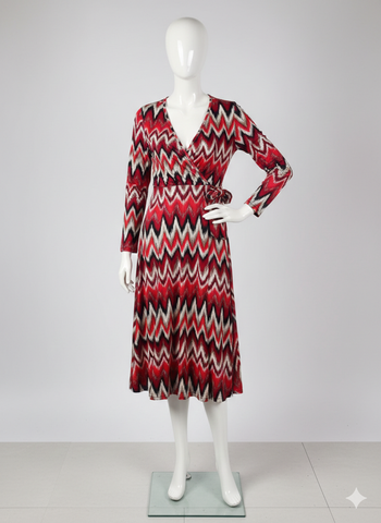 robe fluide imprimée colorée Taille 4 Affrodit Neuve