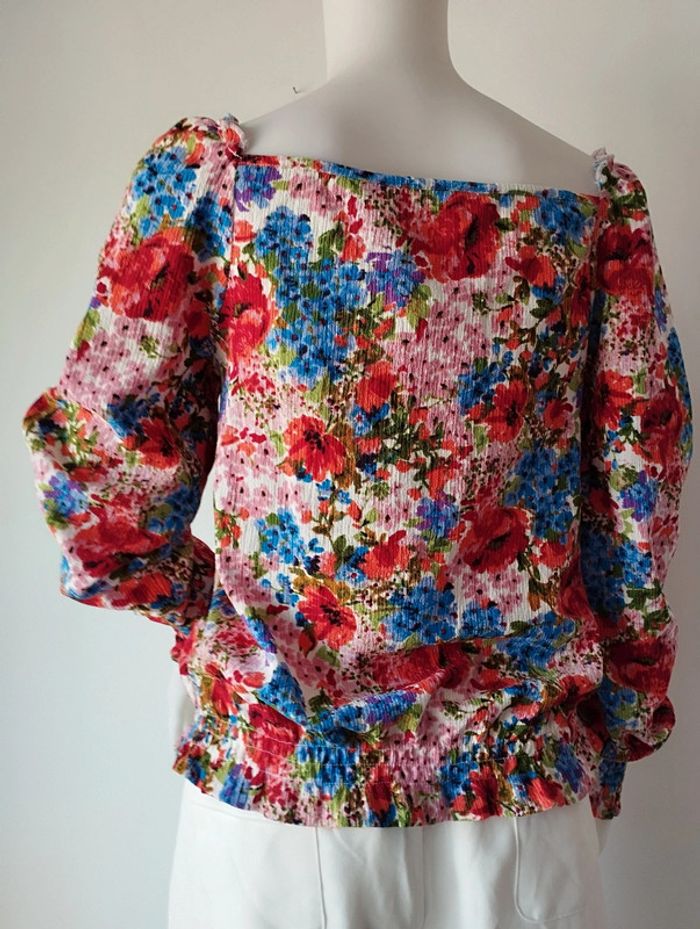 Blouse manches longues Naf Naf taille M - photo numéro 5