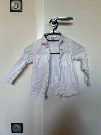 Chemise blanche 4 ans