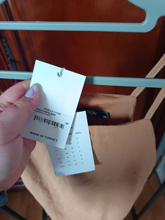 Robe courte marron Lefon neuve 38 - photo numéro 6