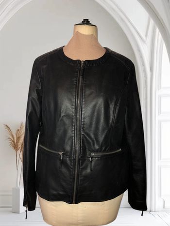 🌼Blouson cuir noir🌼