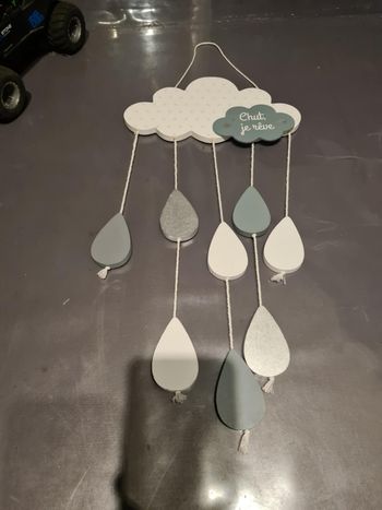 Decoration chambre enfant bébé mixte nuage