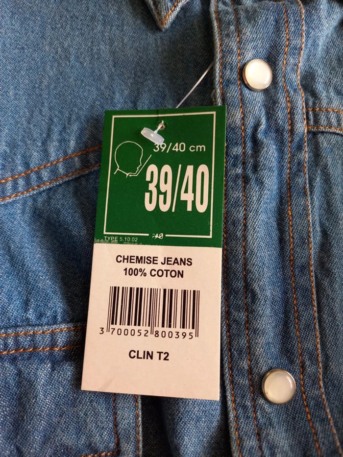 chemise en jean - photo numéro 7