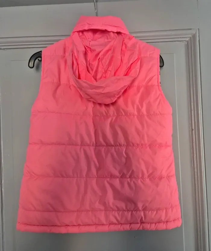 Veste sans manches avec capuche au col réversible 7/8ans - photo numéro 3