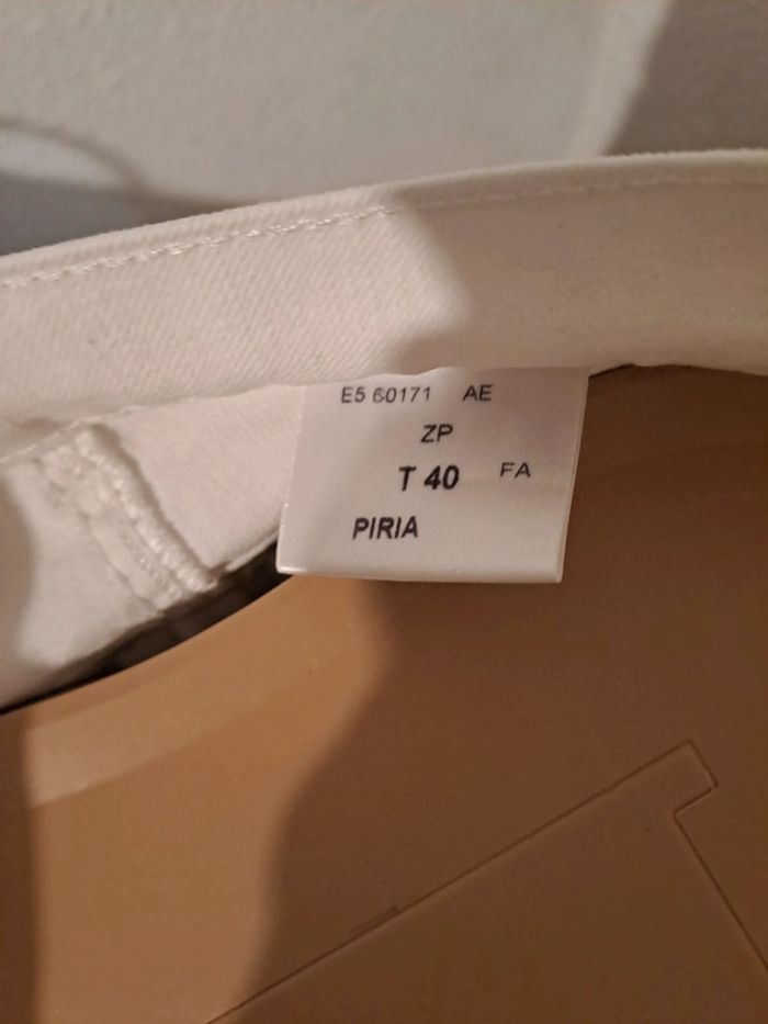Pantacourt en jeans femme taille 40 - photo numéro 5