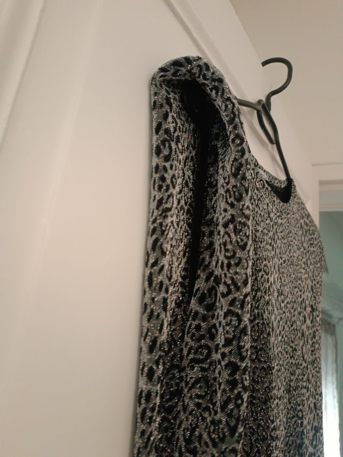 Top argenté soirée habillé - photo numéro 6