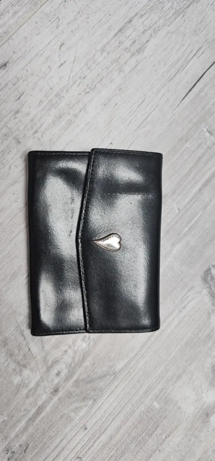 Sac a main lancaster noir en lot avec portefeuille et monnaie - photo numéro 11