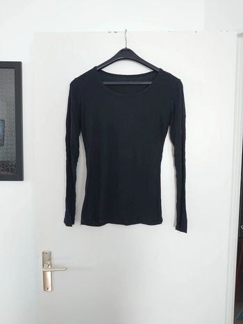 T shirt fluide manches longues