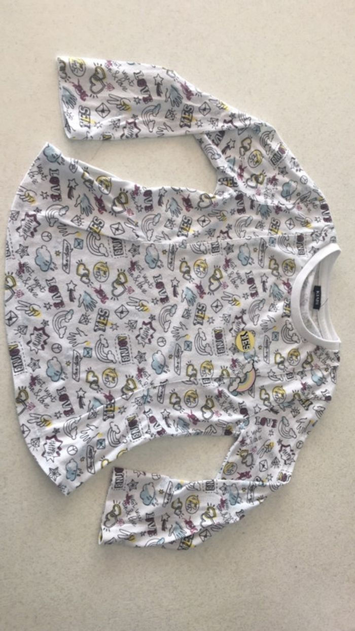 Haut à manches longues fille 4 ans