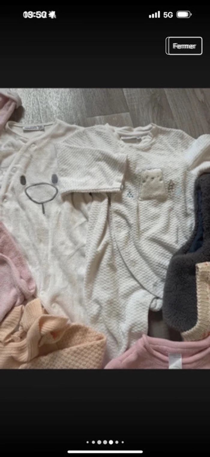 Lot de 11 vêtement bébé hiver fille - photo numéro 7