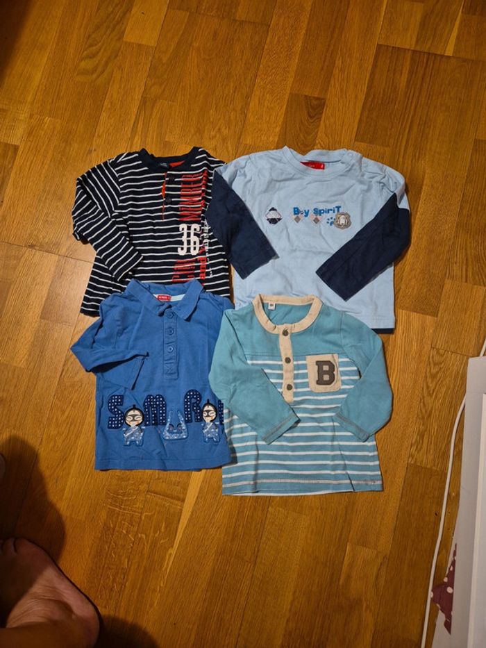 Lot de 4 tee-shirt taille 18 mois