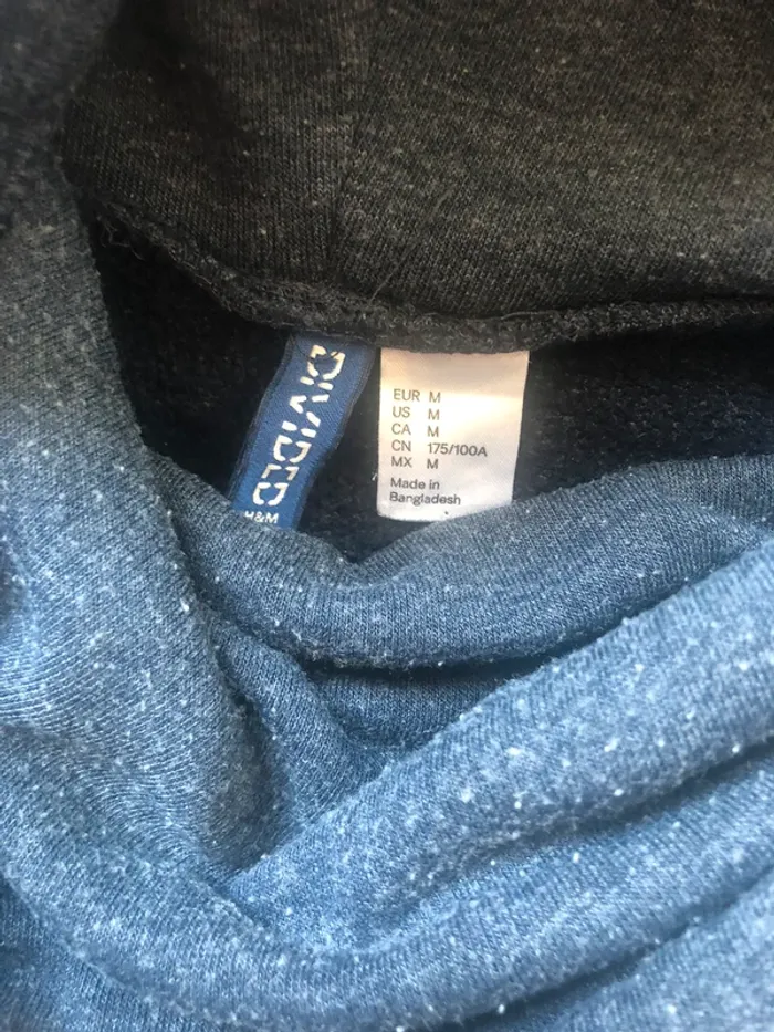 Pull col roulé bleu marine H&M Homme - photo numéro 5