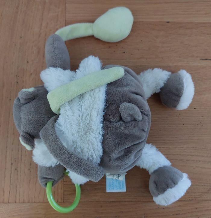 Doudou peluche d'activités Hippopotame - Baby Nat - photo numéro 4
