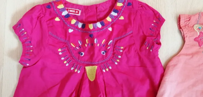 Lot de 2 robes Dpam 3 mois - photo numéro 9