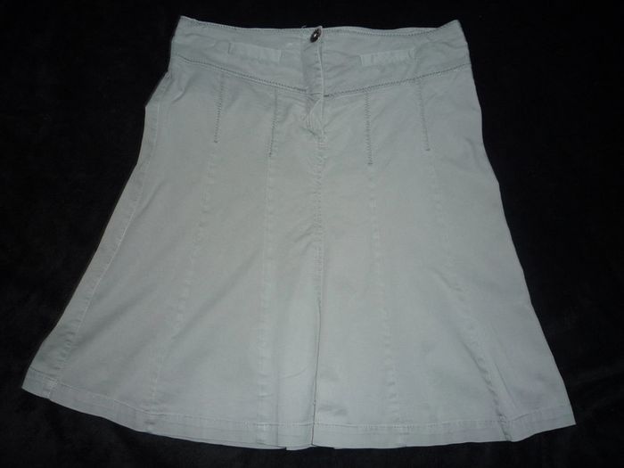 JUPE MI LONGUE GRISE "U-COLLECTION" - TAILLE 40 - n°04