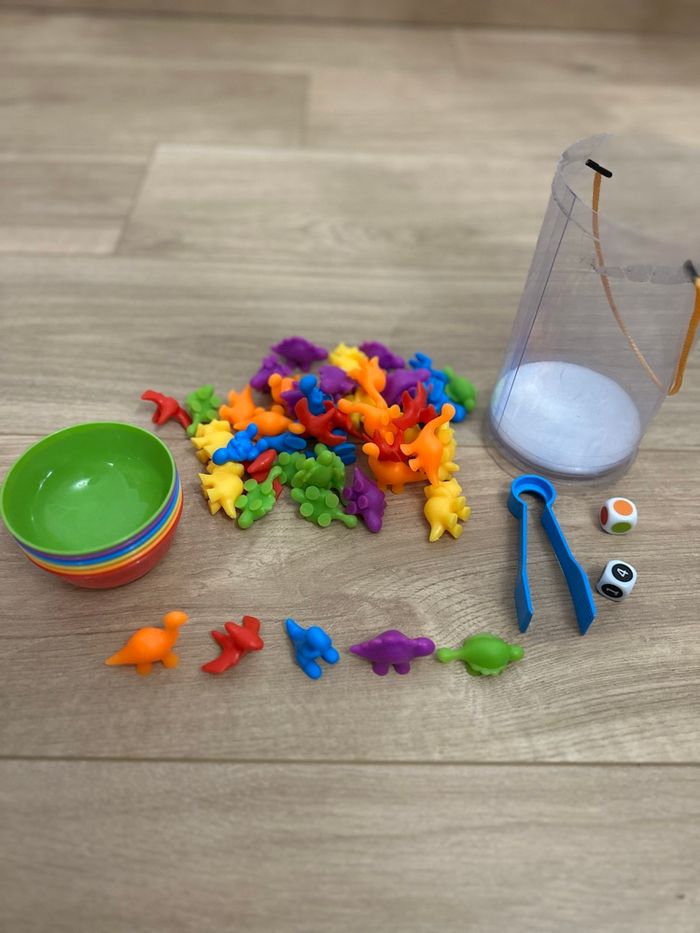Jeu tri de couleur dinosaures - photo numéro 2