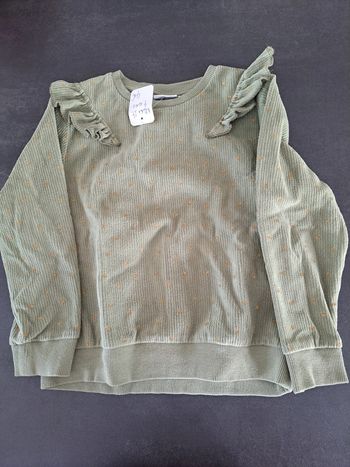pull name it vert 3-4 ans