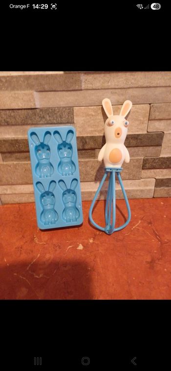 Ensemble lapin crétin