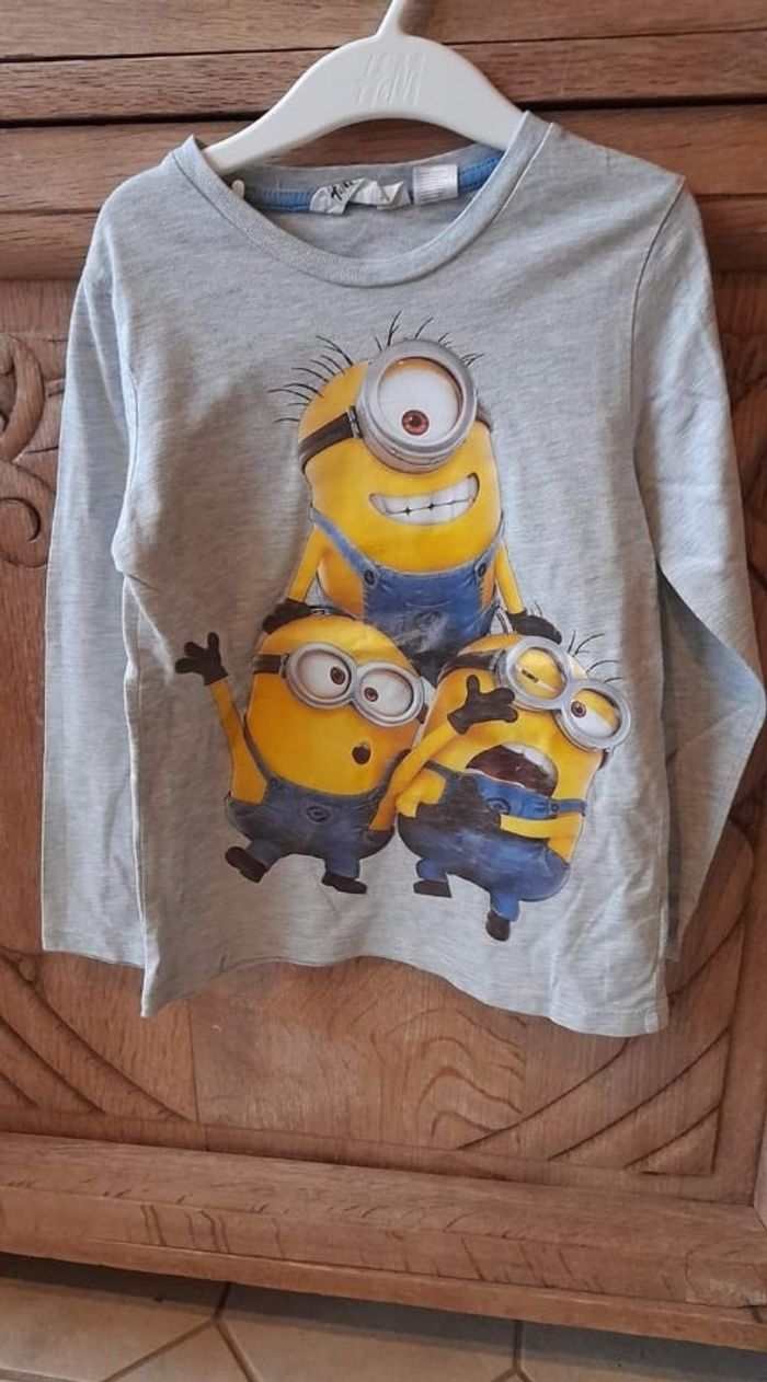 Lot de 4 t-shirts longues manches garçon 110-116 - photo numéro 5