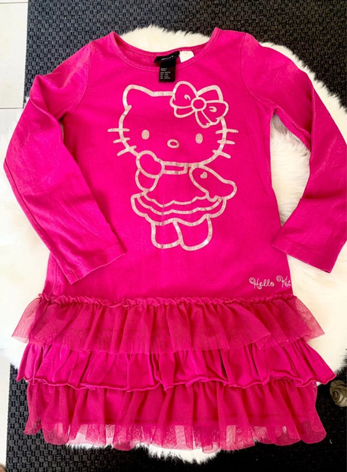 Robe en coton Hello kitty en taille 4/6ans
