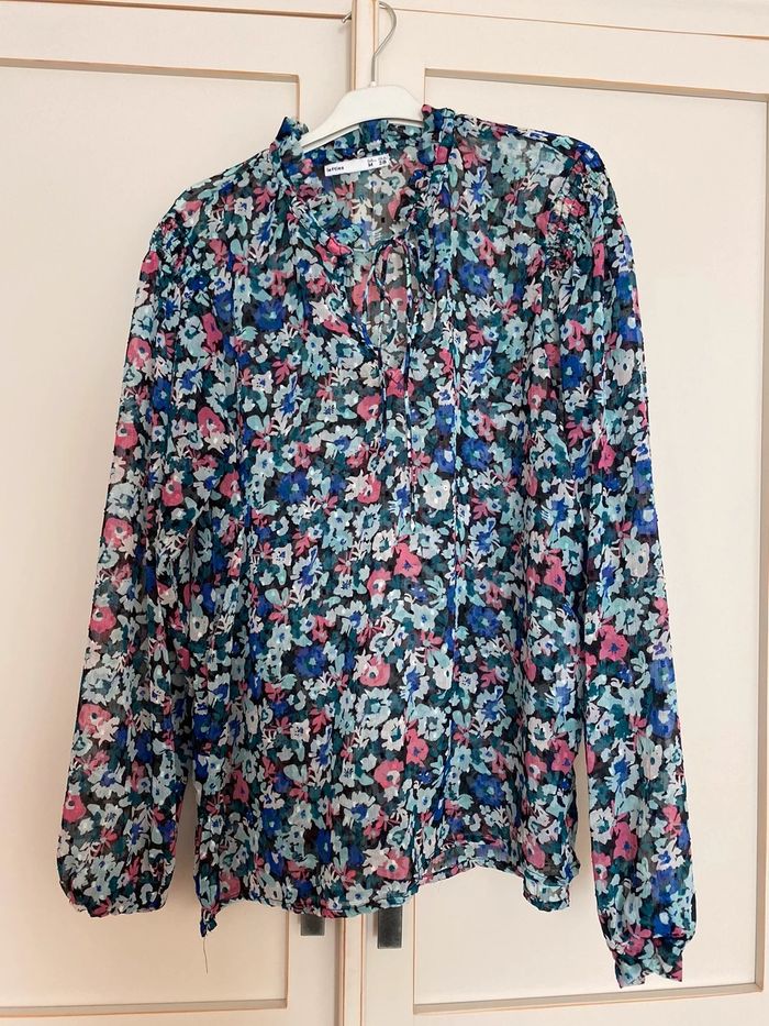 Blouse à fleurs