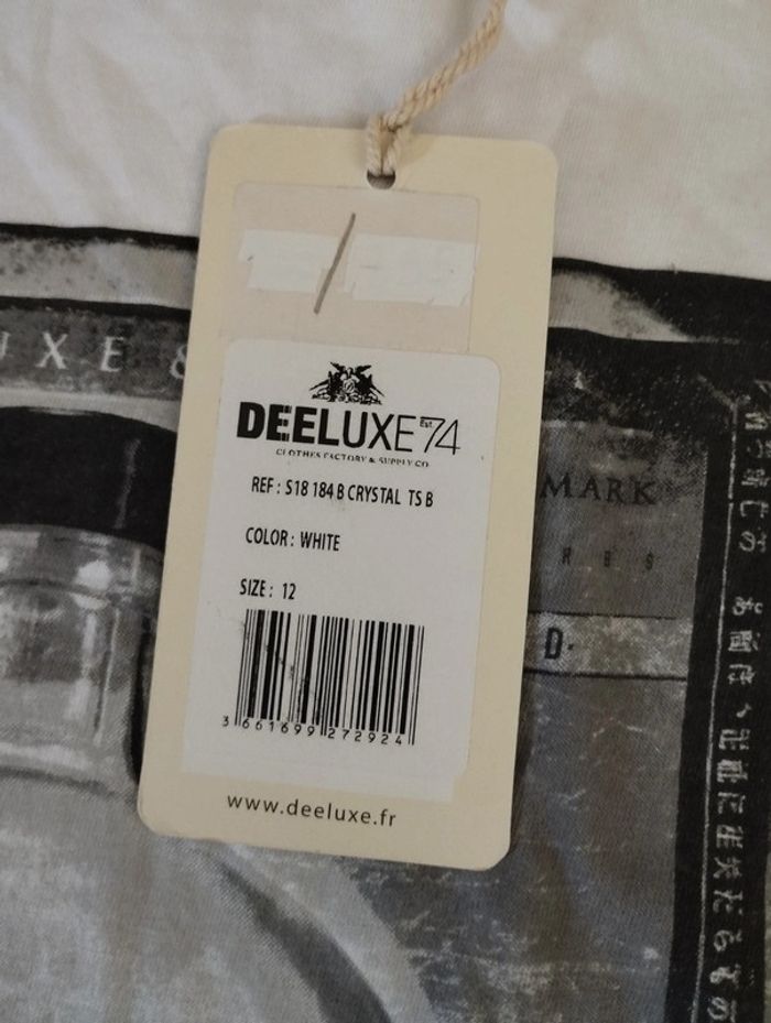 T-shirt neuf manches courtes deeluxe 74 - photo numéro 3