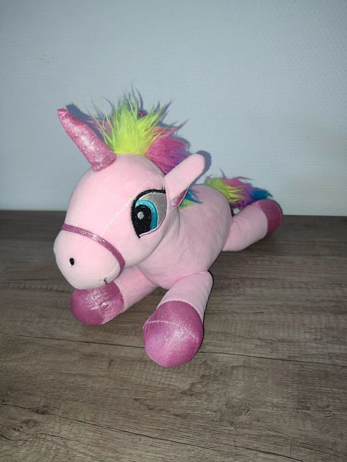 Peluche Licorne rose Plospsaland - photo numéro 3