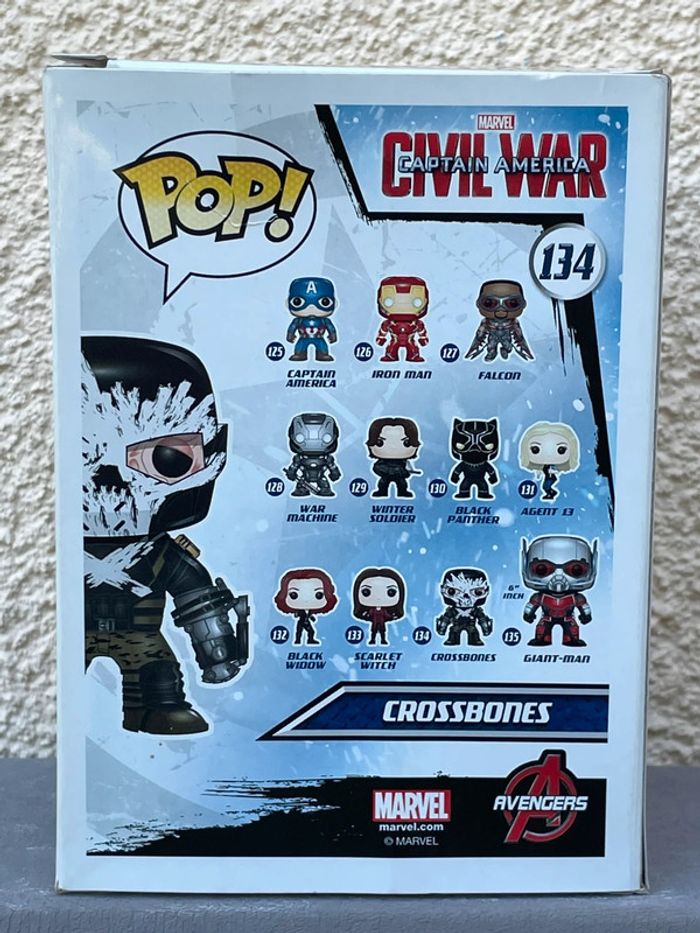 Funko Pop « Crossbones » 134 - photo numéro 3