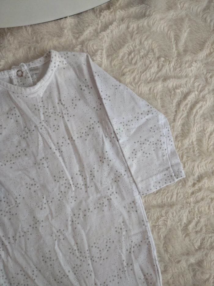 Pyjama grenouillère coton été léger sans pied Mixte 3 mois étoile - photo numéro 4