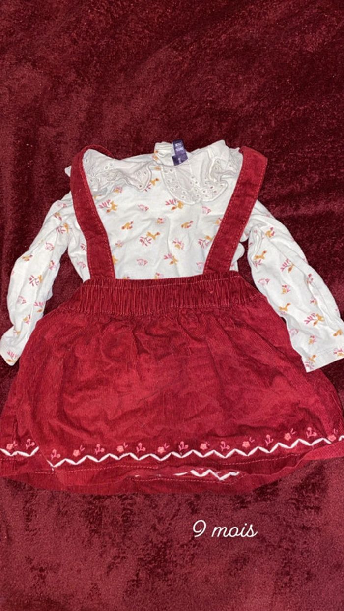 Body + robe sergent major 12 mois