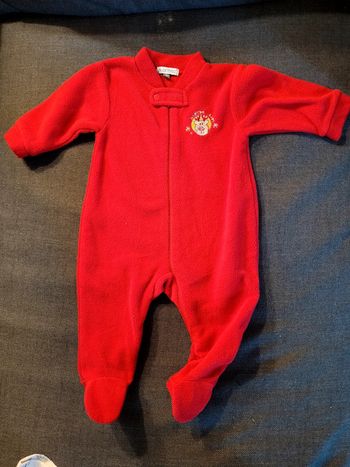 Pyjama polaire Noël 3/6 mois