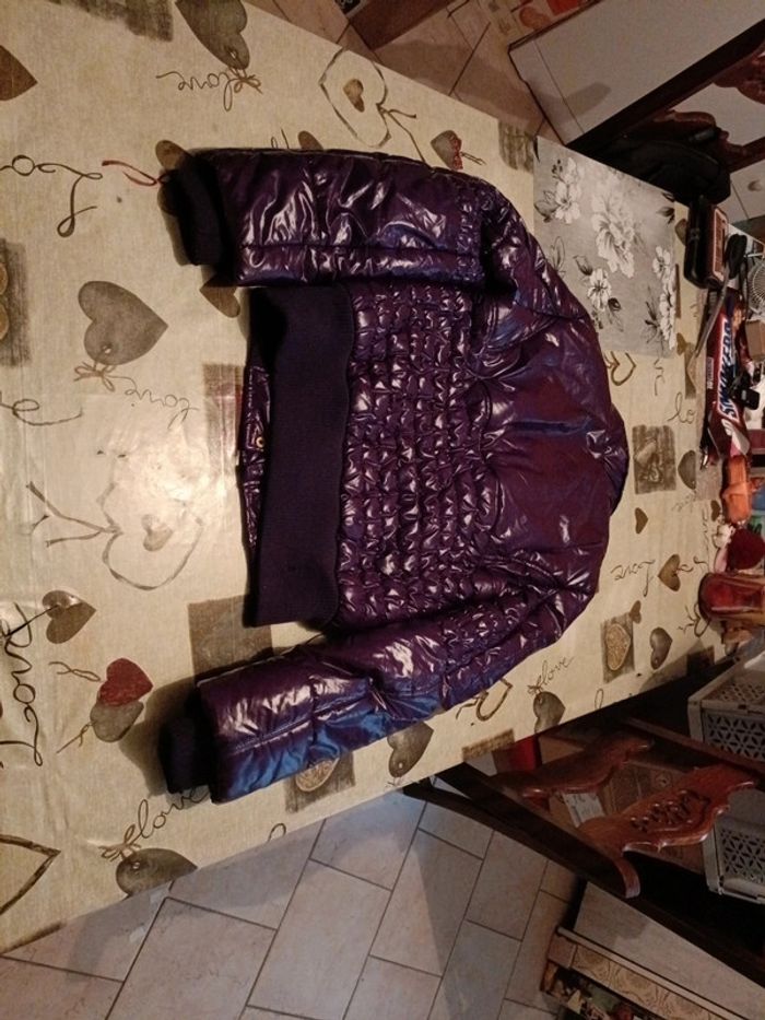 Blouson femme L/XL violet , cool girl Paris - photo numéro 2
