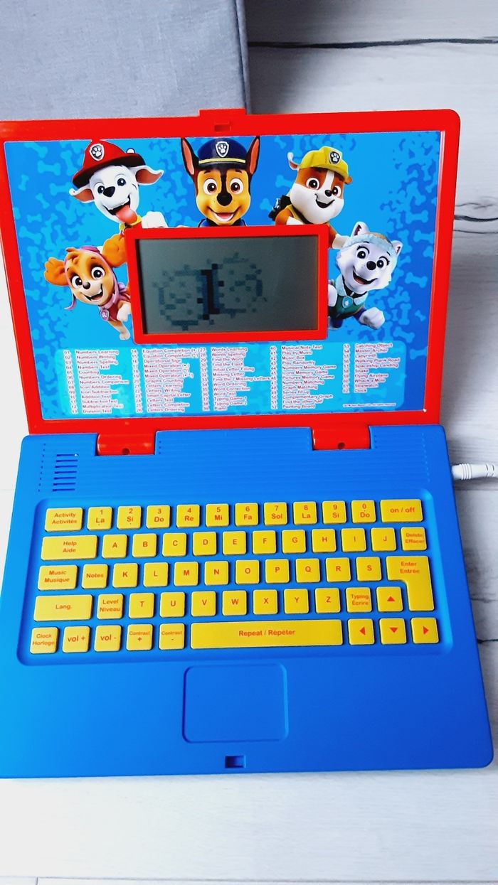Jeu jouet Ordinateur éducatif bilingue Pat patrouille Paw patrol Lexibook - photo numéro 2