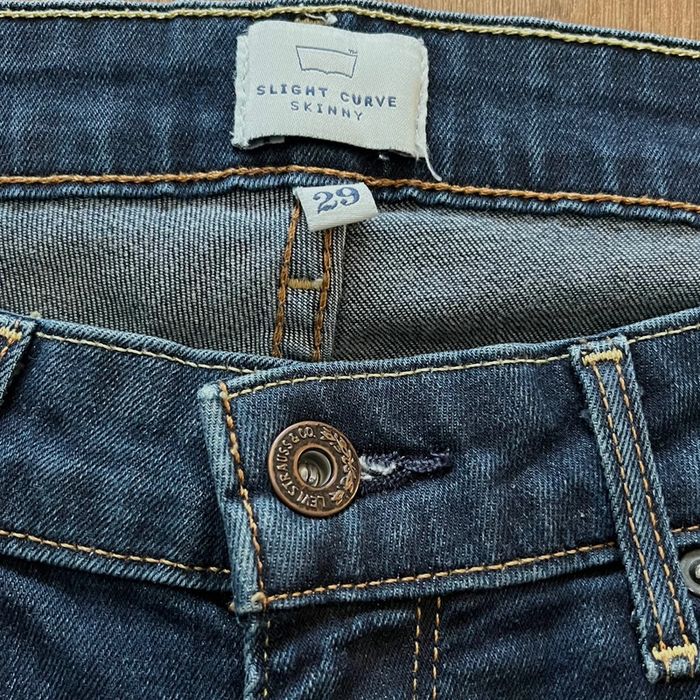 Jean/pantalon bleu marine Levi's San Francisco pour femme, taille W 29 (38 taille française) - photo numéro 7