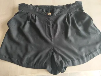 Short fluide noir